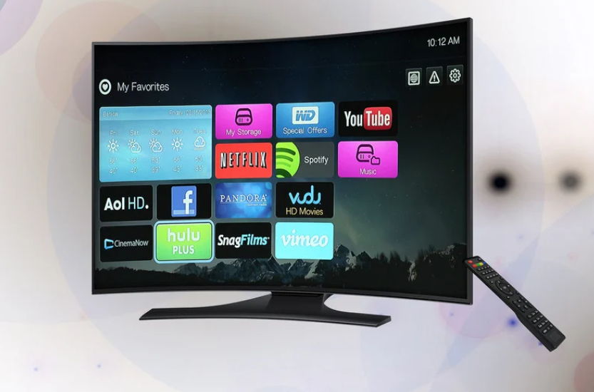 Smart TV showing apps from the best niche streaming services for focused movies, shows, and specialty content.